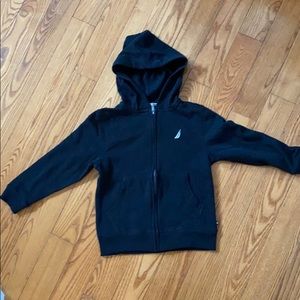 Black nautical hoodie